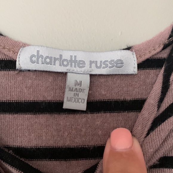 Brown and Black Striped 3/4 length shirt - Picture 6 of 6